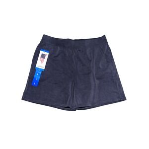 NEW Women's Charcoal LAZYPANTS Soft Luxe Pull On Shorts With Pockets **Medium**